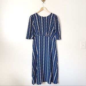 Anthropologie Geometric Marjorie Midi dress NWT